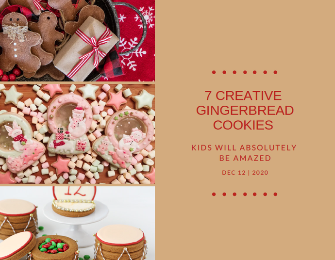 7 CREATIVE GINGERBREAD COOKIES KIDS WILL ABSOLUTELY BE AMAZED